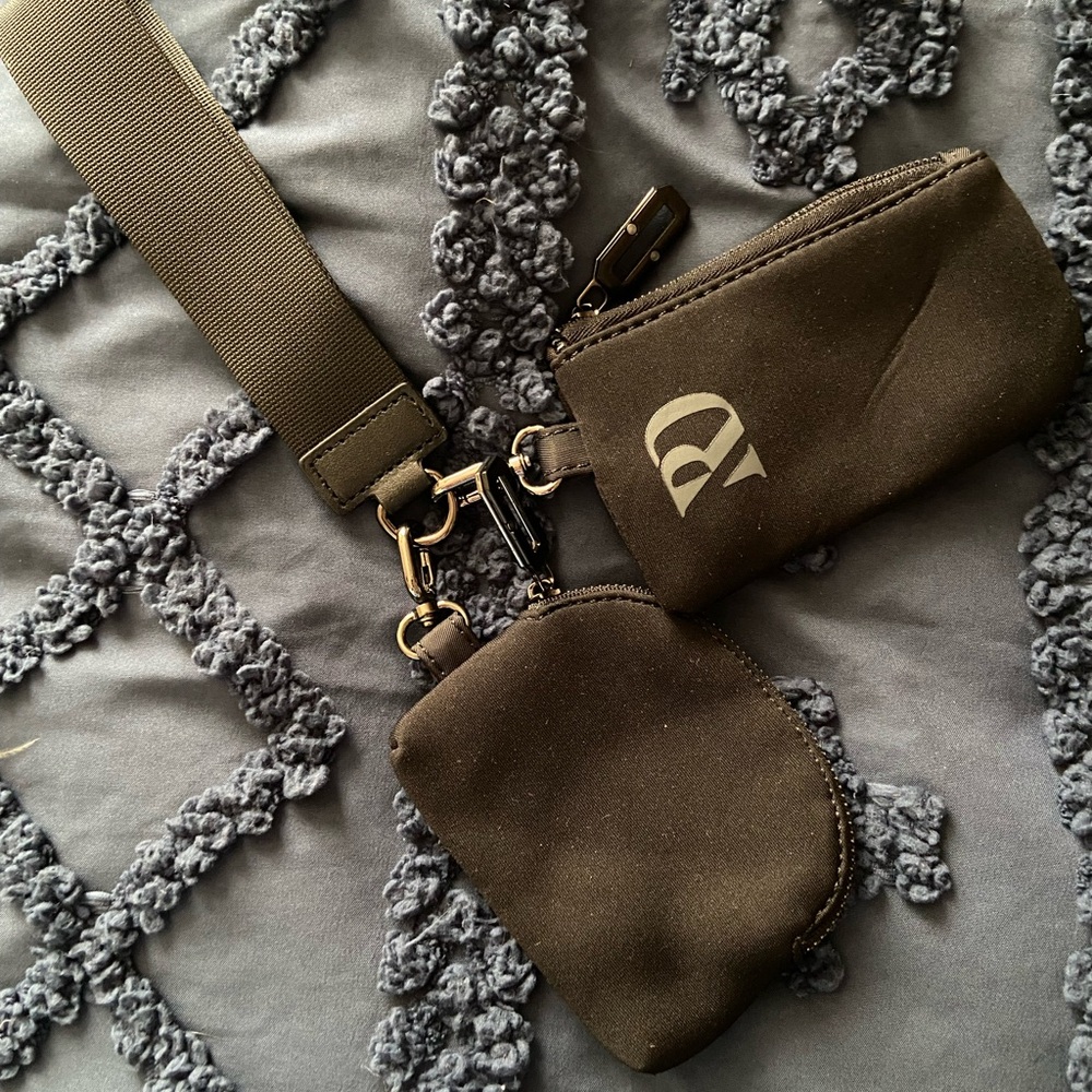 Ranch dressing coin pouch with wristlet